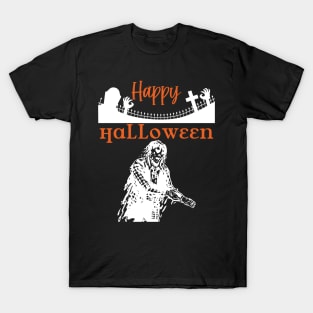 Happy Halloween Zombie T-Shirt